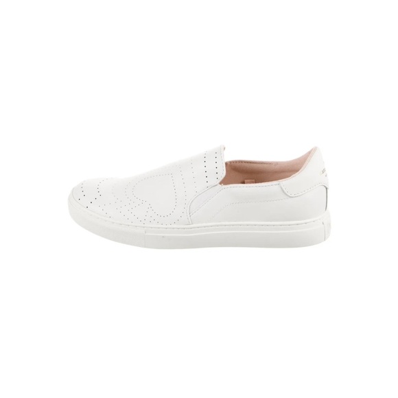 Kate Spade Leather Azores White Slip On Sneakers Size 9 - Picture 3 of 5